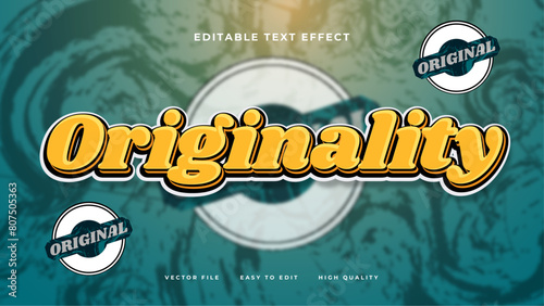 Green yellow and gray grey originality 3d editable text effect - font style