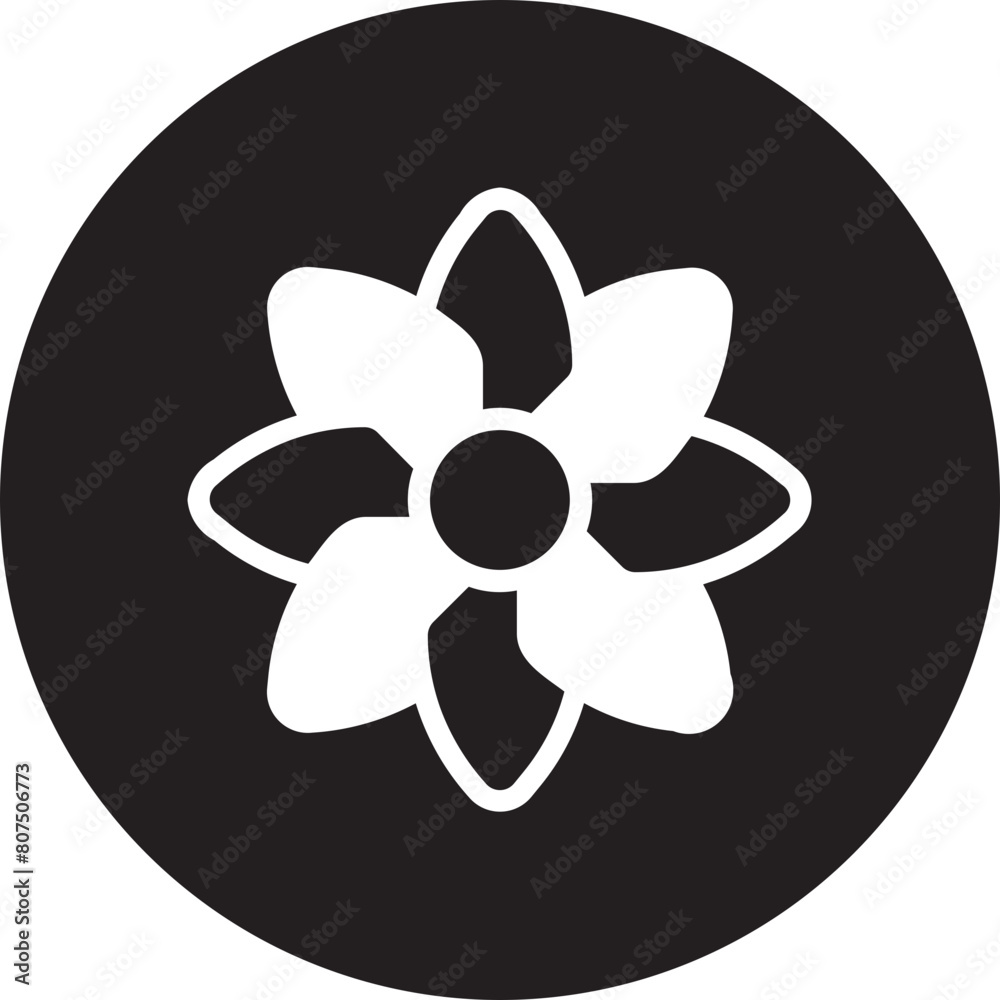 flower glyph icon flower glyph icon