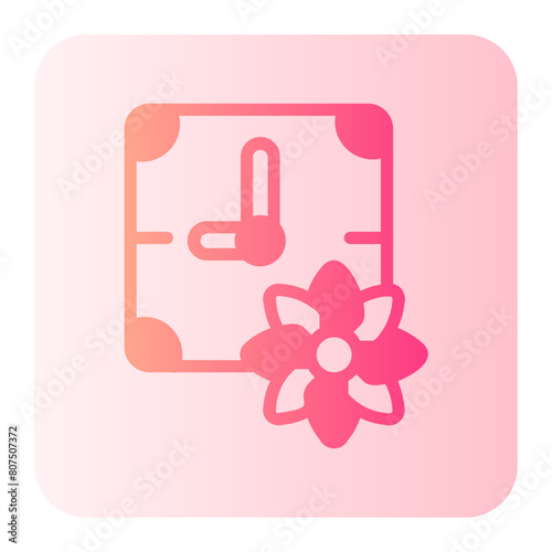 clock gradient icon