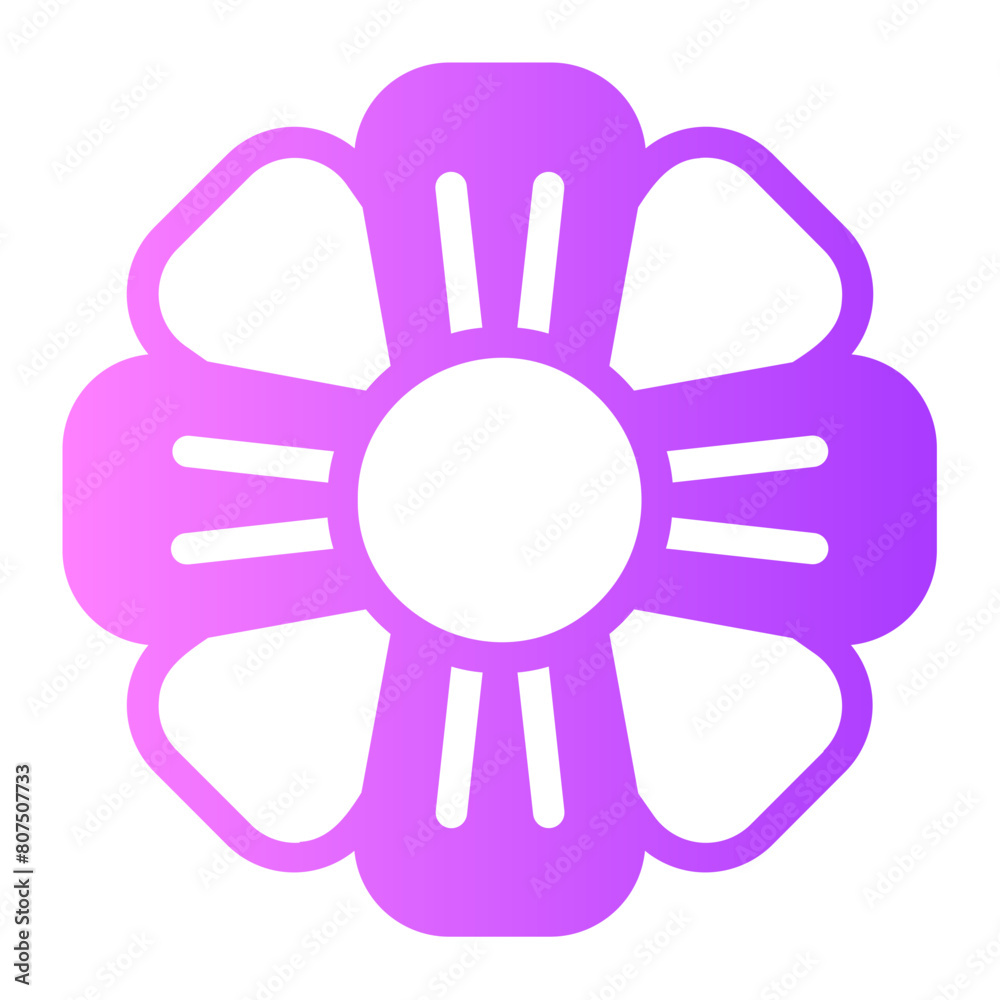 cherry blossom gradient icon cherry blossom gradient icon