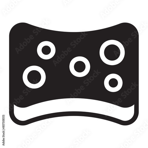 sponge glyph icon