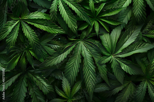 green cannabis background	
