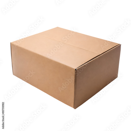 Brown paper box for food package carton © msroster
