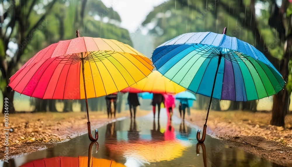 umbrella in the rain