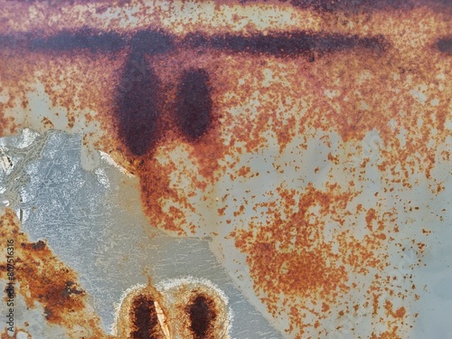 Rust background on old iron plate used for background. Explore timeless textures for your creative projects.