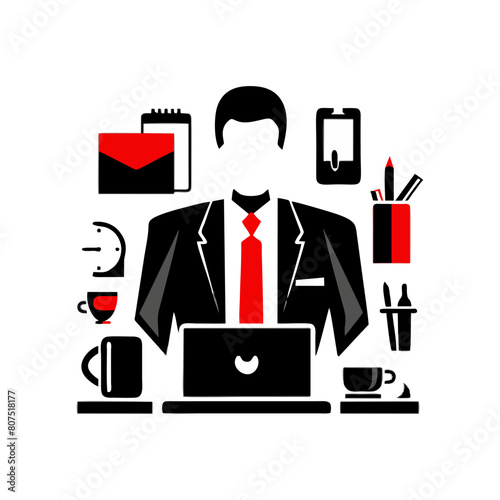 pictogram work style theme logo image icon