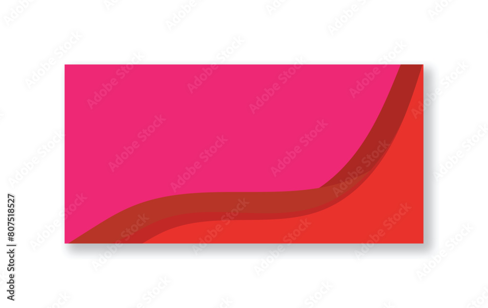 Simple red background with curved pattern Simple red background with curved pattern