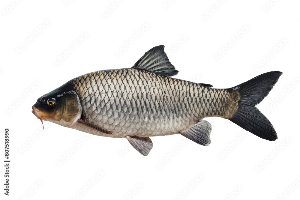 isolated fresh fish, GENERATIVE AI isolated fresh fish, GENERATIVE AI