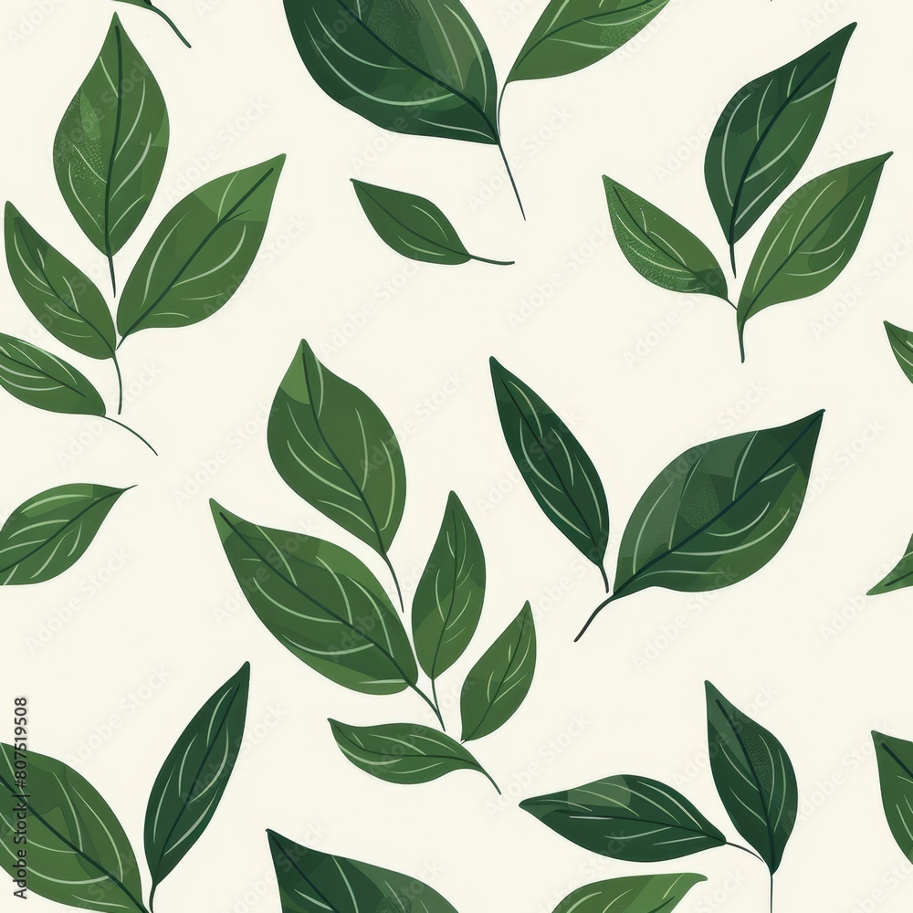 Green Leaves Background Illustration