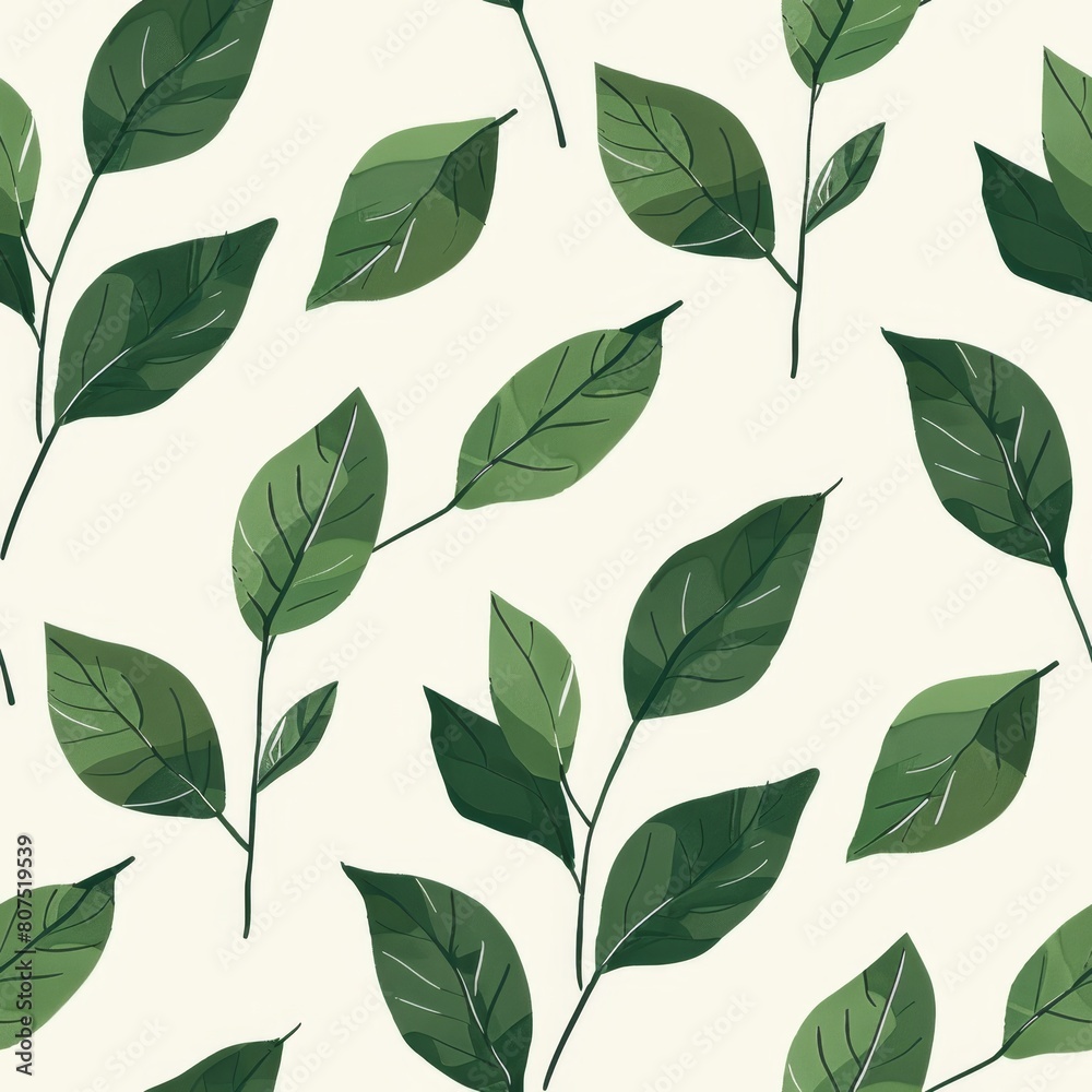 Green Leaves Background Illustration
