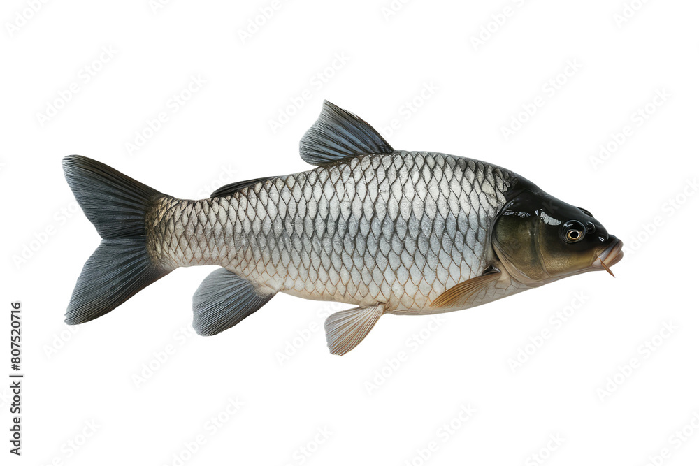 isolated fresh fish, GENERATIVE AI isolated fresh fish, GENERATIVE AI