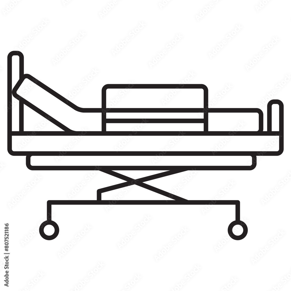 hospital bed icon hospital bed icon