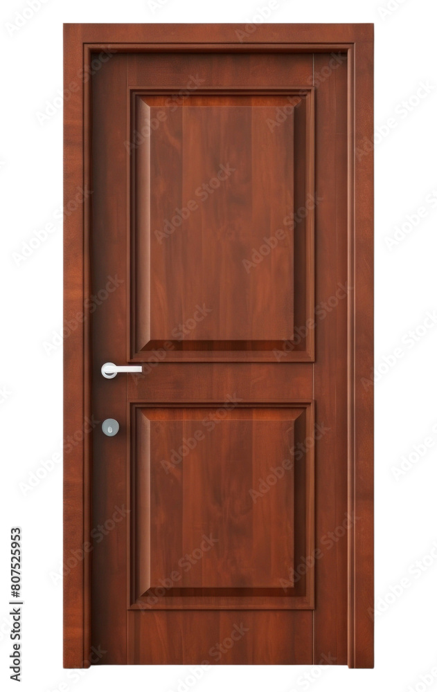 PNG Door closed hardwood brown.