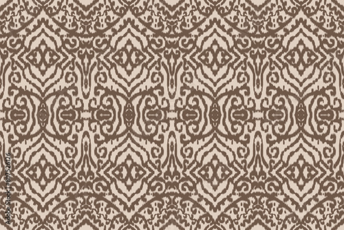 Seamless ethnic design, ikat art. beautiful hand drawn Design for textile and printingEthnic pattern.beautiful pattern. folk embroidery,bohemian style,aztec geometric art	