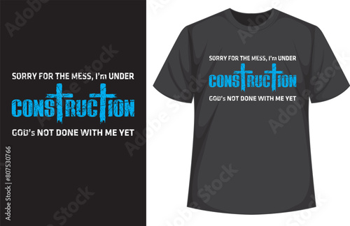 Christian bible verse t shirt design illustration vector