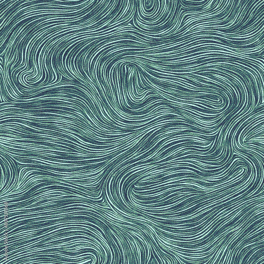 Fototapeta premium Seamless Nautical Wave Pattern Abstract Ocean Water Texture