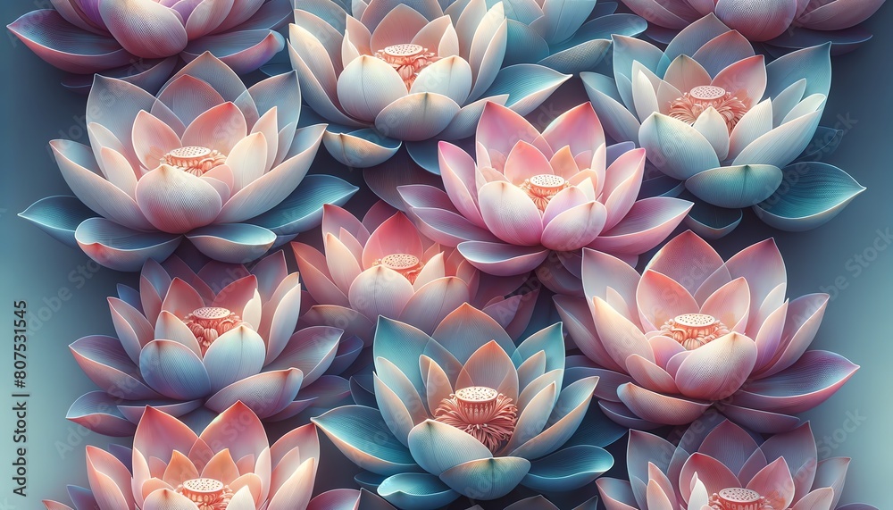 Image of Lotus flowers for background, backdrop Image of Lotus flowers for background, backdrop
