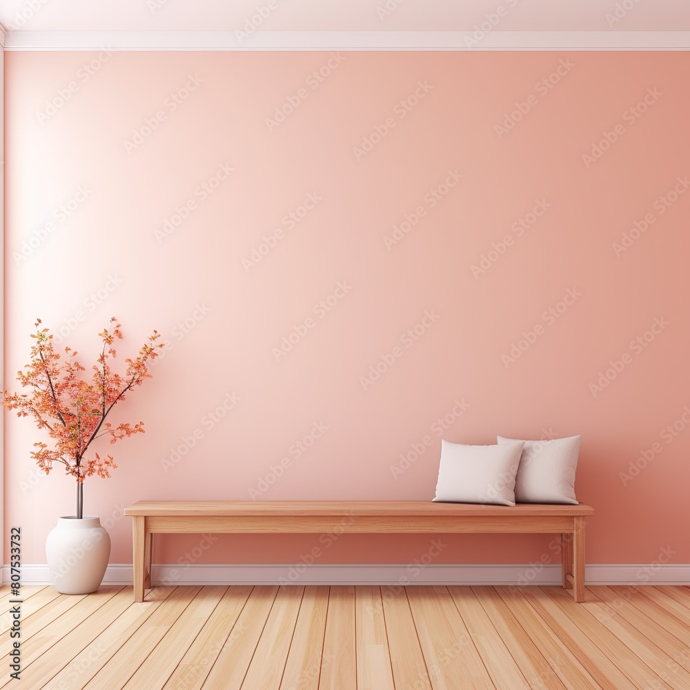 Hallway bench peach Hallway bench peach