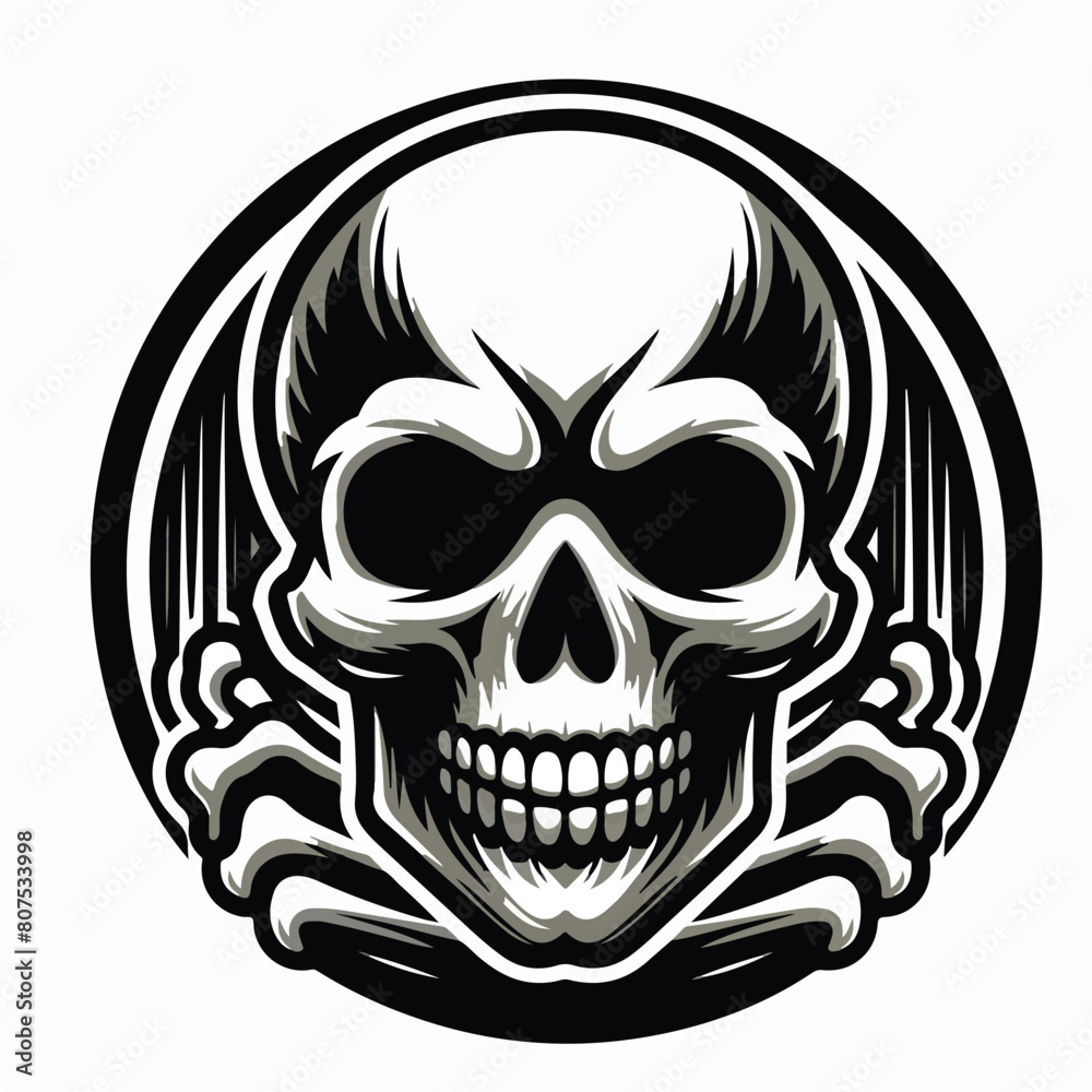 skull mascot logo icon Design skull mascot logo icon Design