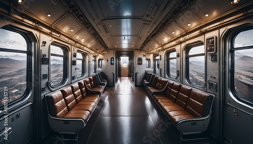 Accidently Time-travel by speedtrain to a destroyed earth in 2063, photorealistic, hyperdetailed, end time mood photo