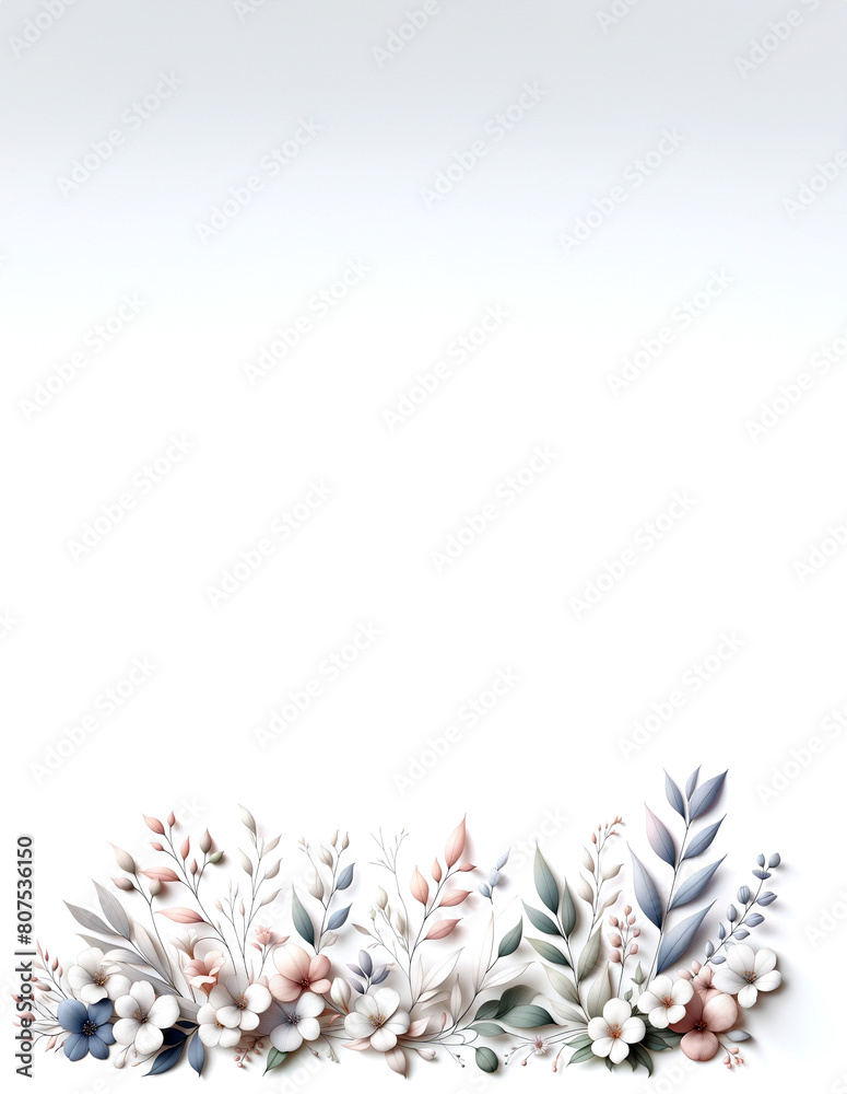 Obraz premium ボタニカル壁紙