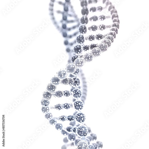 3d render of a medical background with transparent dna strands 
Dna structure seen under a microscope genetic information molecules
