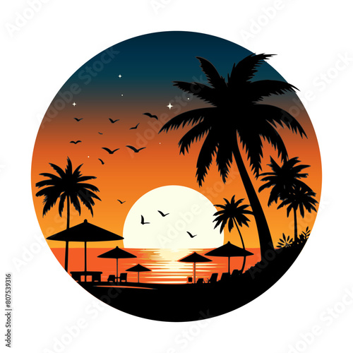 nature landscape of summer tropical beach (artwork 3)