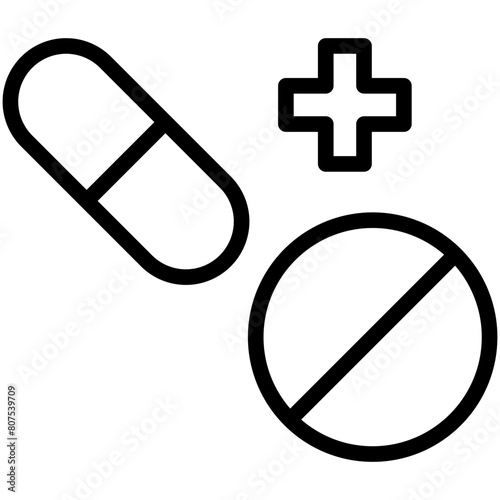 capsule line icon
