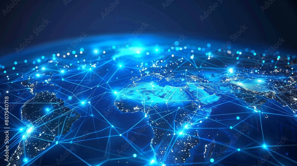 Global Connectivity Network Map Global Connectivity Network Map