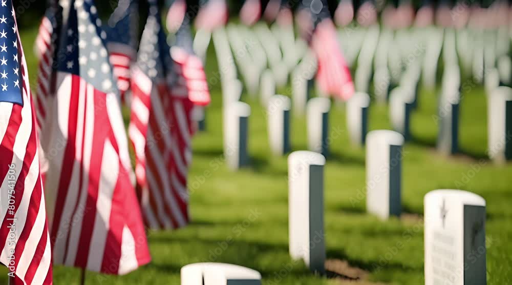 Paying tribute to veterans on Memorial Day at the national cemetery