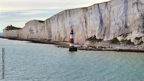 Tall Lighthouse on the Shores of England
