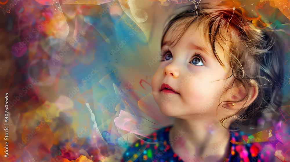girl painting with splash girl painting with splash
