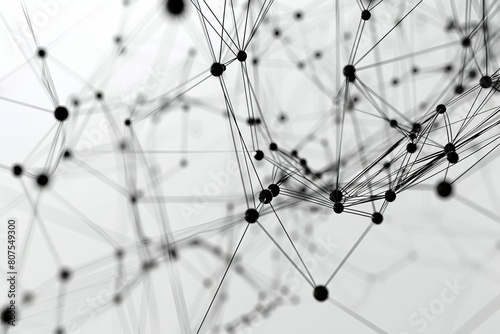 Abstract geometric structure representing a sophisticated network architecture