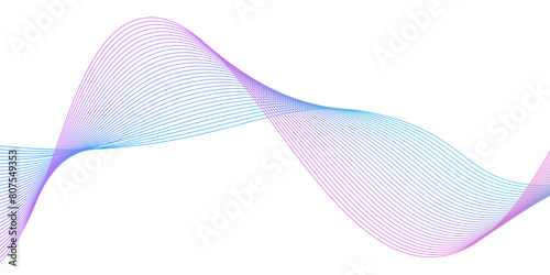 Modern abstract glowing wave background.pink wave lines and technology background. business curve lines, graphic element isolated on white background,