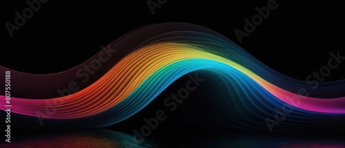 abstract colorful wavy line background illustration. colorful wavy line backdrop. suitable for banner, poster and social media post.