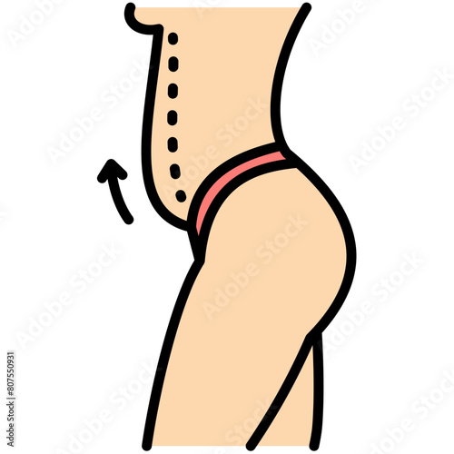 Plastic Surgery Colored Icon Pack