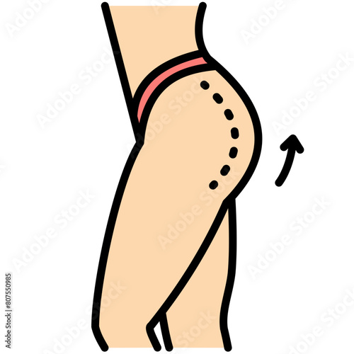 Plastic Surgery Colored Icon Pack