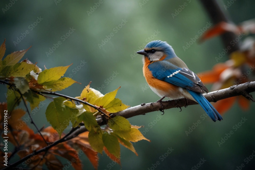 hued delightful bird sitting on the tree in the wilderness, shaded wild bird, hued wild bird sitting on the part of tree in wilderness hued delightful bird sitting on the tree in the wilderness, shaded wild bird, hued wild bird sitting on the part of tree in wilderness