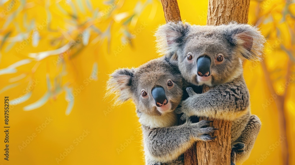 Greeting Card and Banner Design for Social Media or Educational Purpose of World Wild Koala Day Background Greeting Card and Banner Design for Social Media or Educational Purpose of World Wild Koala Day Background