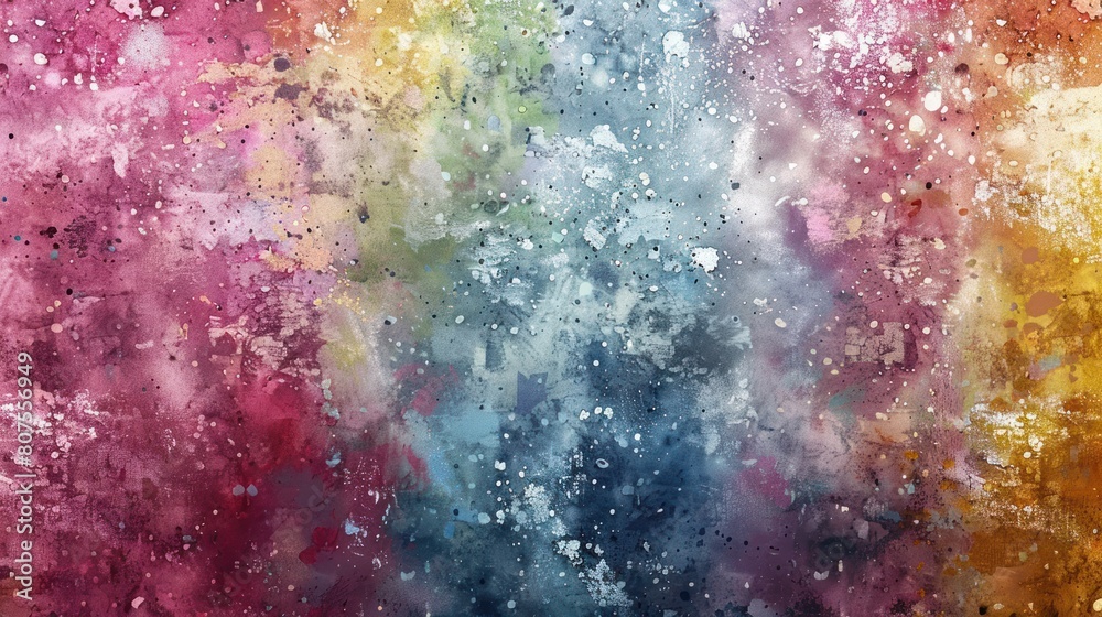 Fototapeta premium Vibrant Abstract Painting