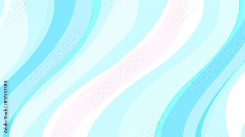 Blue and White Striped Background With Waves