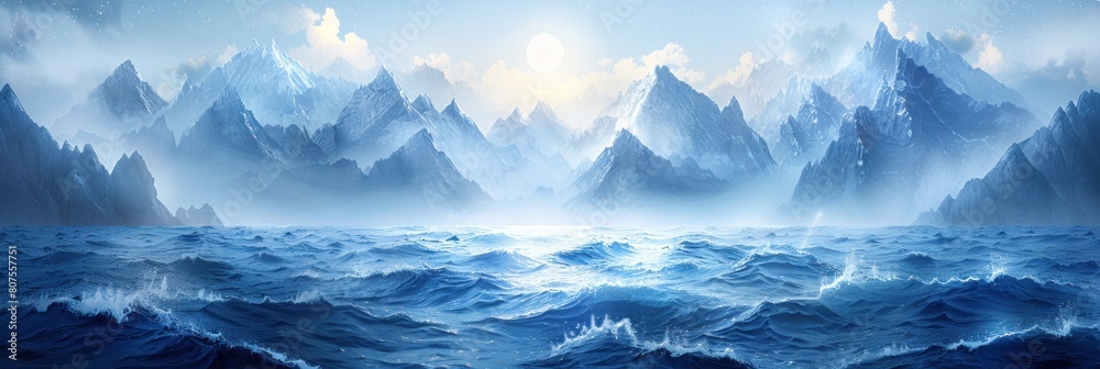 Mountain Range in the Middle of the Ocean