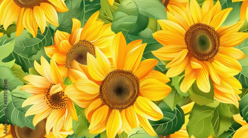 whimsical pattern of sunflowers dancing in the breeze, capturing the joy and warmth of summer., whimsical pattern of sunflowers dancing in the breeze, capturing the joy and warmth of summer.,