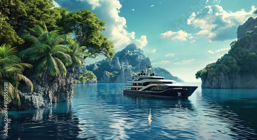 Escape to Paradise: Luxury Yacht Adventure in a One-of-a-Kind Hidden Oasis photo
