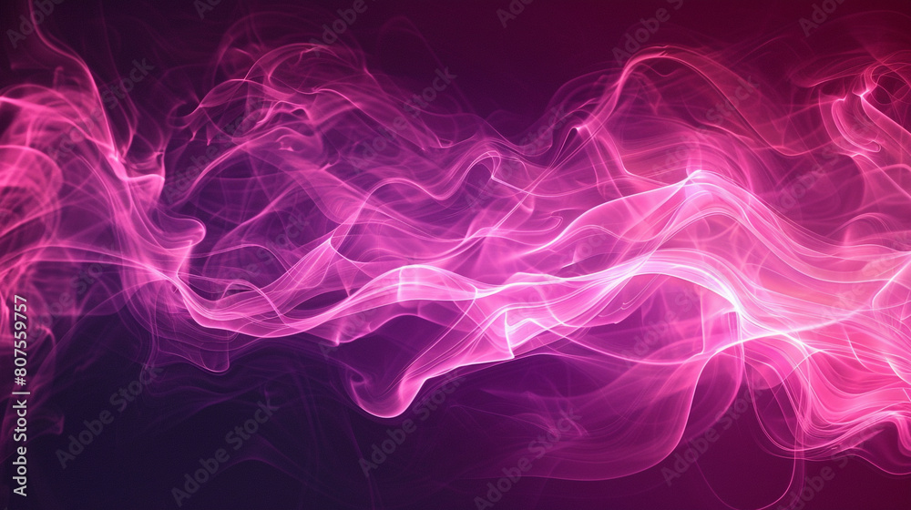 Electric magenta abstract waves styled as flames ideal for a bold energetic background