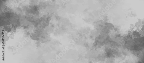 Abstract gray background soft white watercolor grunge texture. fog design with white smoke texture overlays. smoky effect for photos design. Vintage or grungy of White Concrete Texture.	 photo