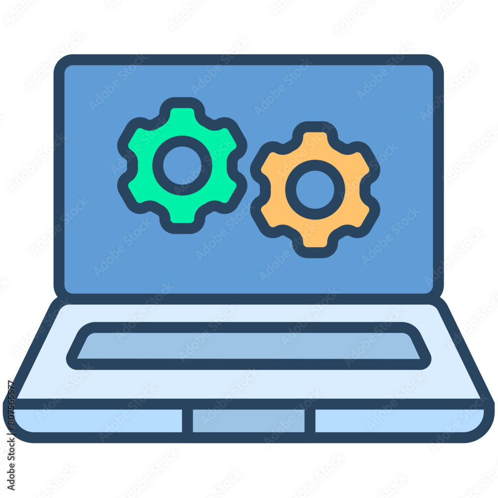 Laptop, Notebook Colored Icon Pack Laptop, Notebook Colored Icon Pack