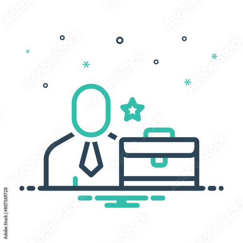 Mix icon for employee