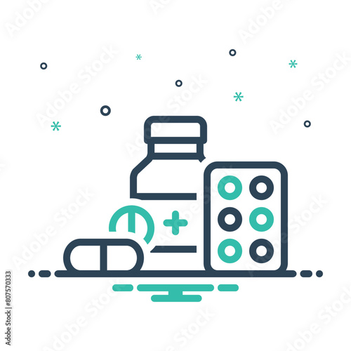Mix icon for medicine