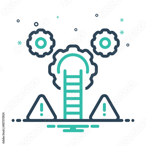 Mix icon for troubleshooting